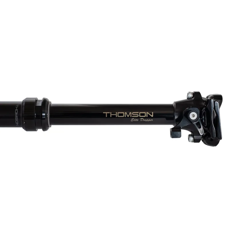 Thomson External Cable Dropper Post in Black-1