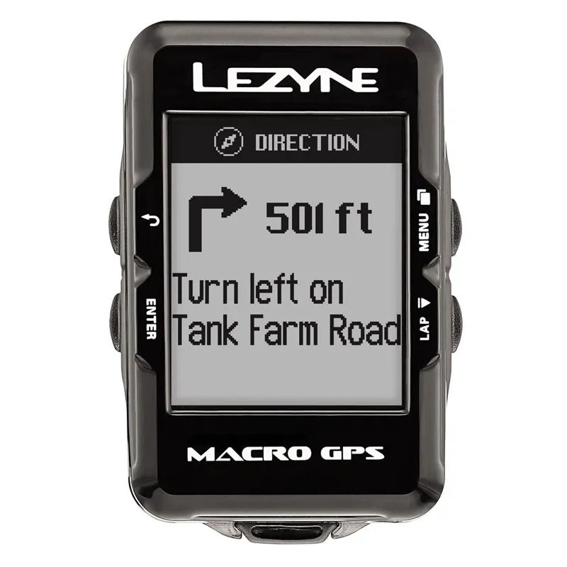 Lezyne Macro GPS Computer in Black-4