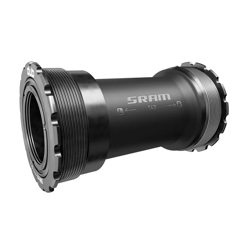 SRAM Dub T47 77mm Road/Road Wide Bottom Bracket in Black