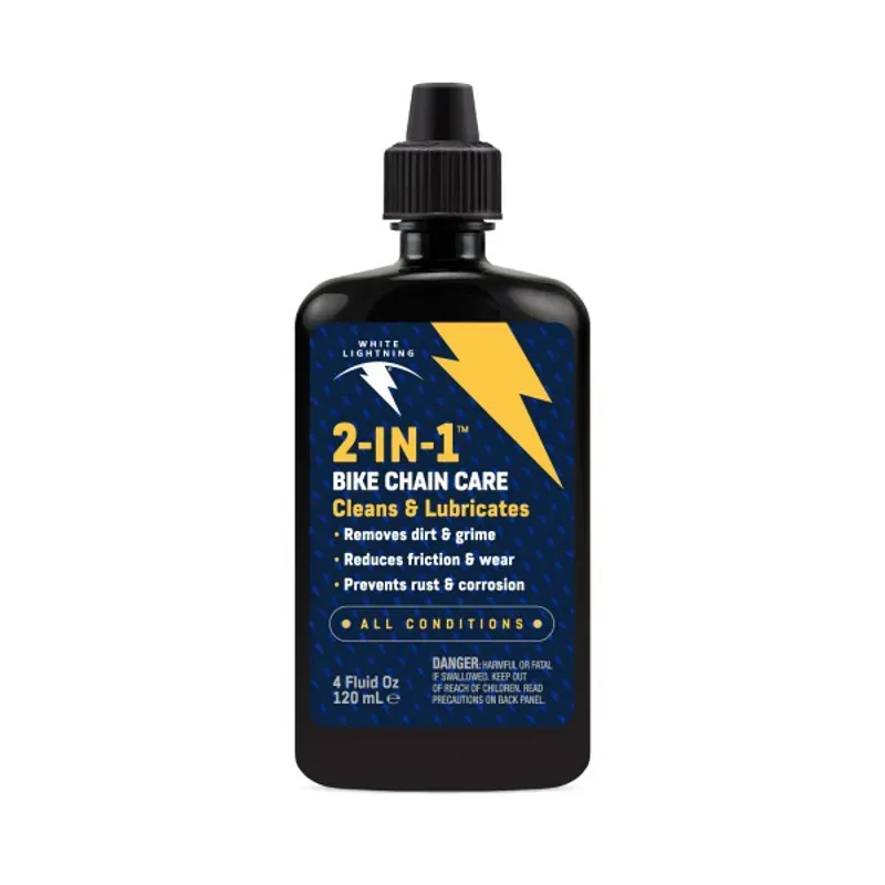 White Lightning 2-in-1 Chain Lube - 4-oz