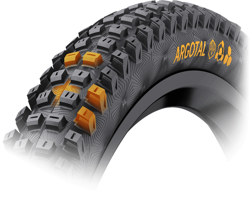 Continental Argotal Enduro Mountain Bike Tyre in Black-1