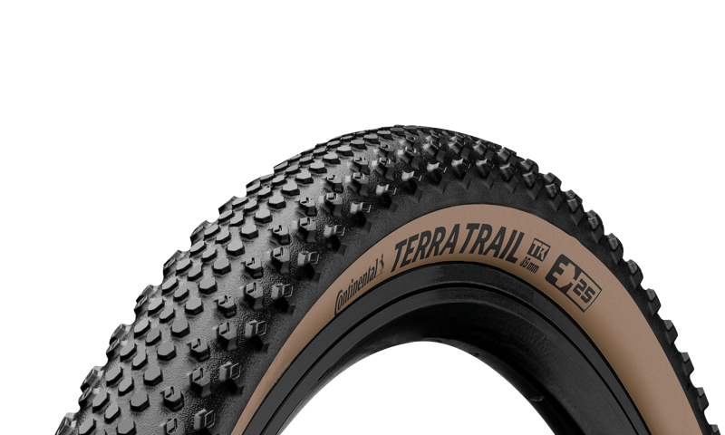 Continental Terra Trail SW Foldable Skin 700x40c Tire in Black/Brown-1