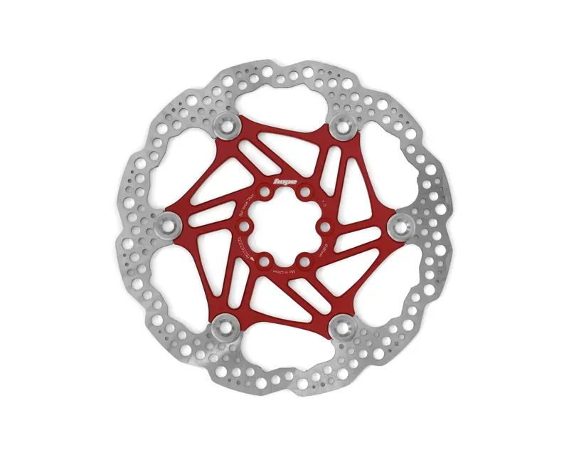Hope Floating Disc 185mm 6-Bolt Float Rotor in Red