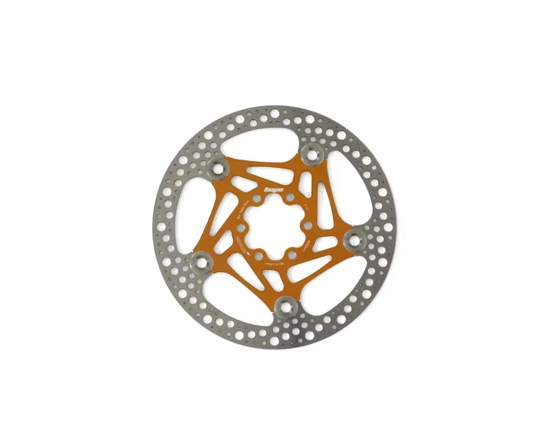 Hope Road 160mm 6 Bolt Floating Disc Brake in Orange
