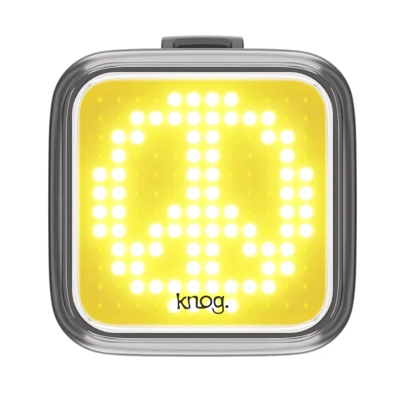 Knog Blinder Front Bike Light in Silver-1