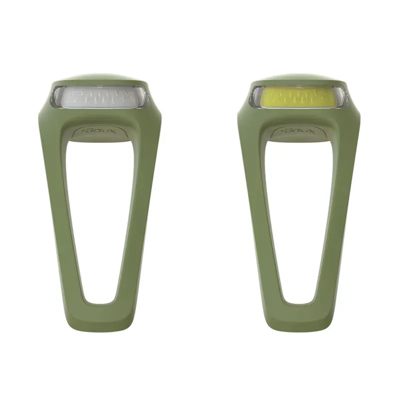 Knog Frog V3 Light Twin Pack in Army Jacket Green