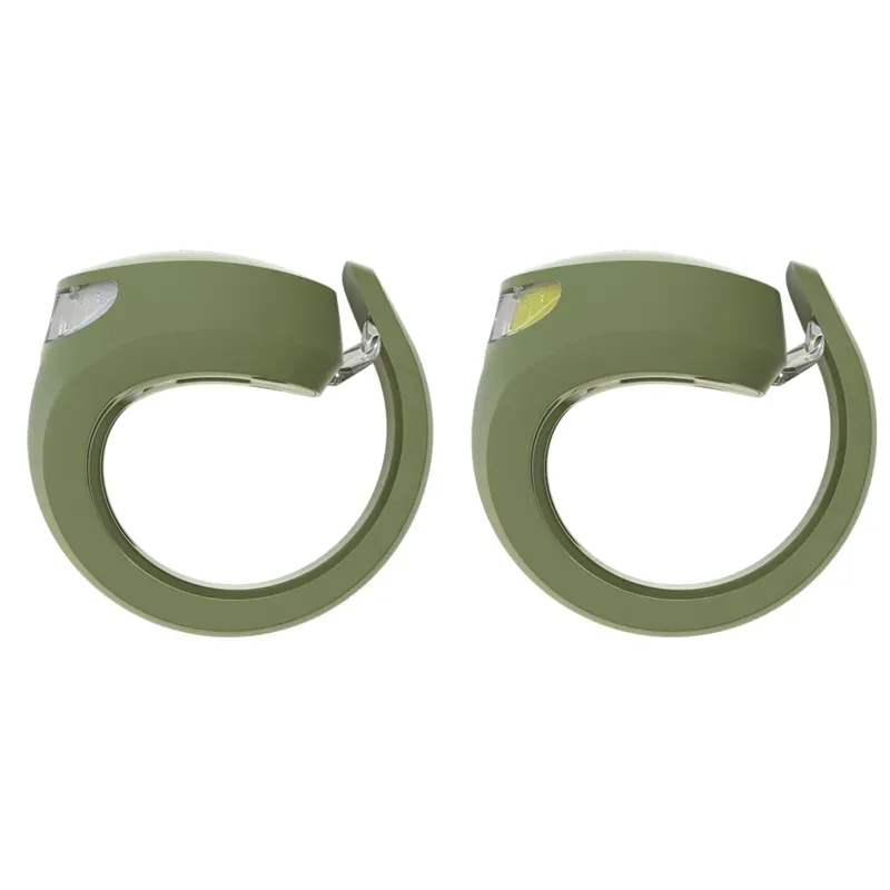 Knog Frog V3 Light Twin Pack in Army Jacket Green-2