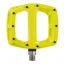 DMR V12 Alloy Flat Pedals in Lime Green