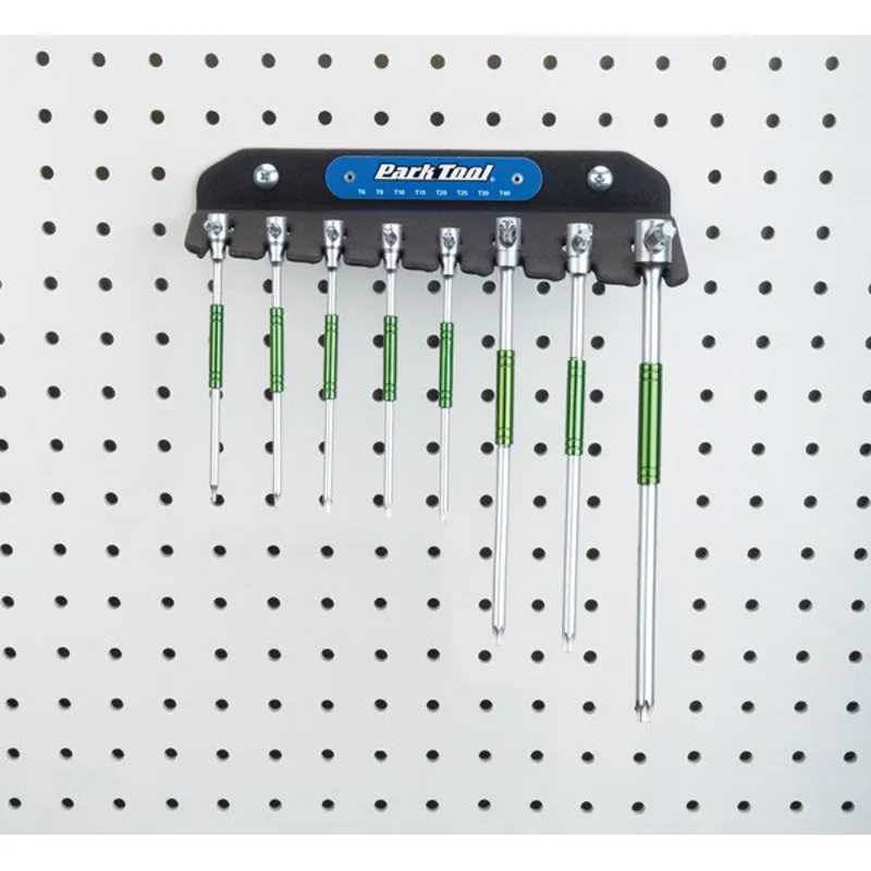 Park Tool THT-1 Sliding T-Handle Torx Wrench Set With Wall Mount Stand-1