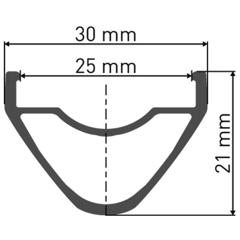 DT EX 471 Disc Mountain Bike Rim in Black-1