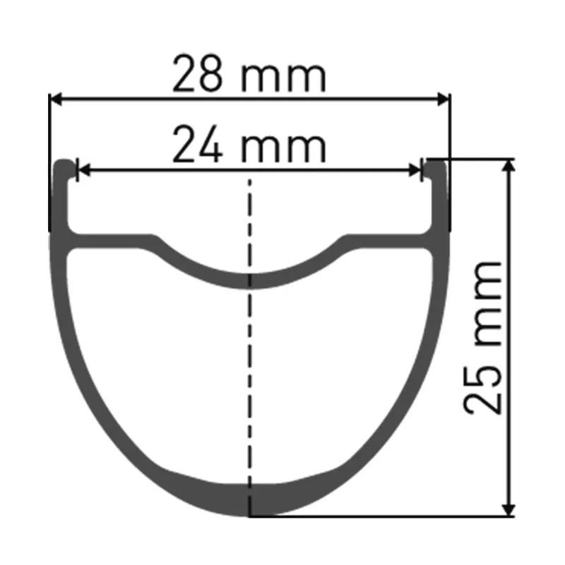 DT Swiss G 540 DB Disc Gravel Bike Rim in Black-1