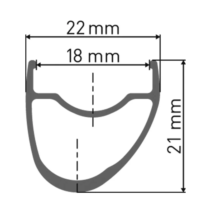 DT Swiss RR 411 Road Rim for Rim Brakes in Black-1
