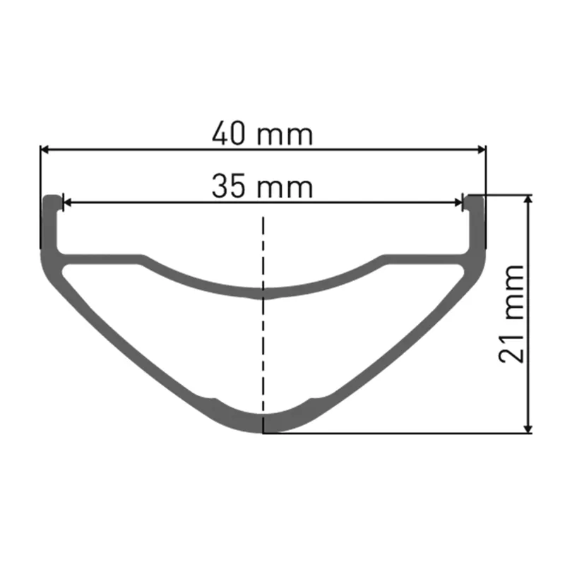DT Swiss XM 521 Mountain Bike Disc Rim in Black-1
