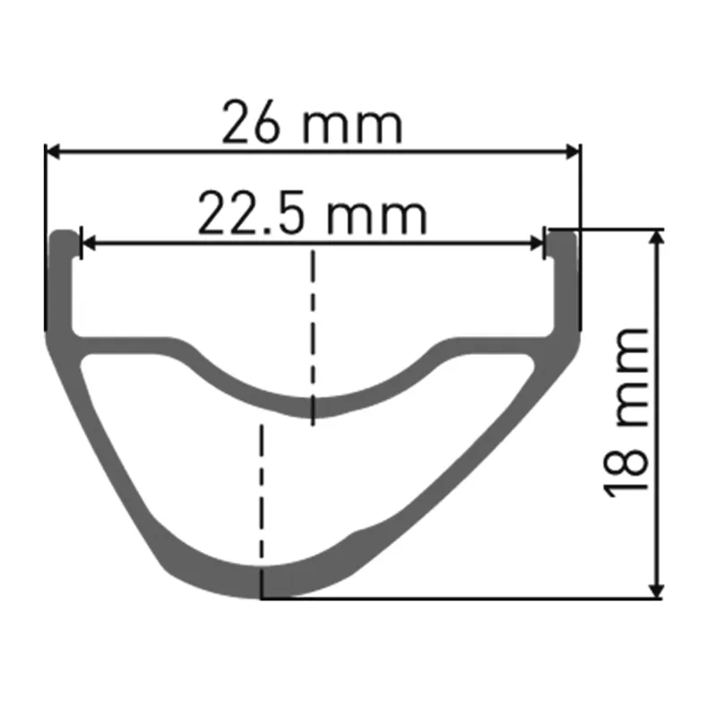 DT Swiss XR 361 Asymmetric Mountain Bike Disc Rim in Black-1