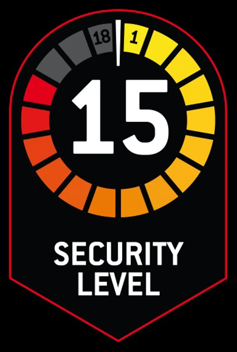 Trelock BC580 110/9 Chain Lock 110cm With 9mm Chain Links-1