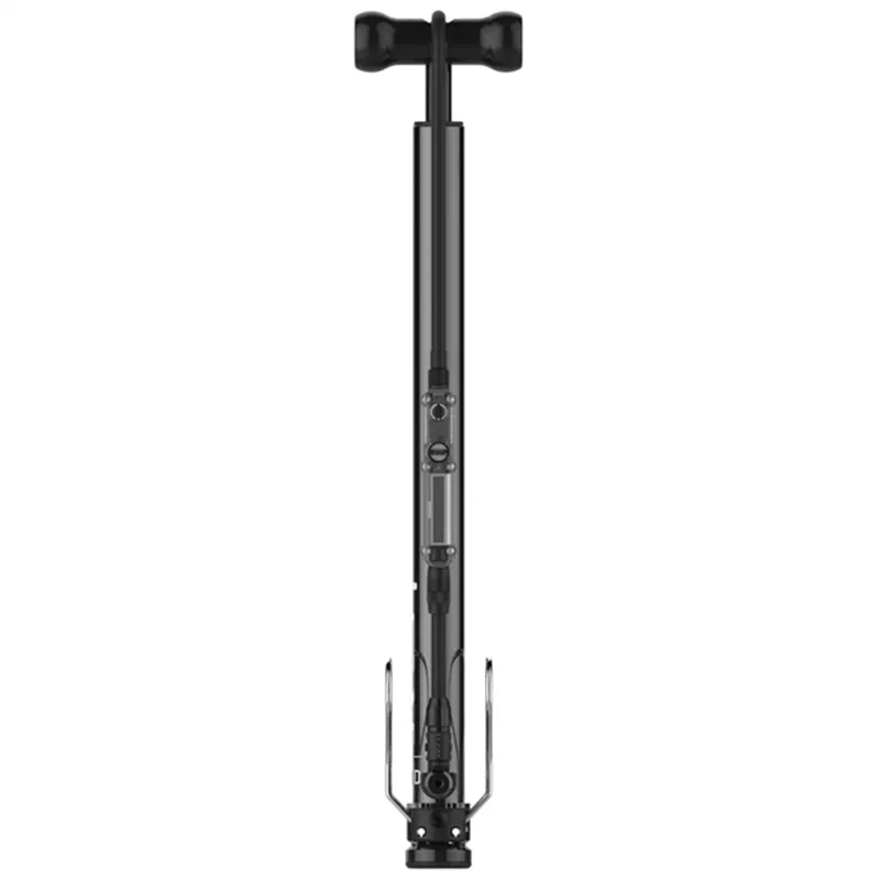Lezyne Digital Travel Floor Drive Bicycle Track Pump In Black-2