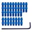 DMR Flip Pin Set For Vault Pedal 44 Pieces In Blue