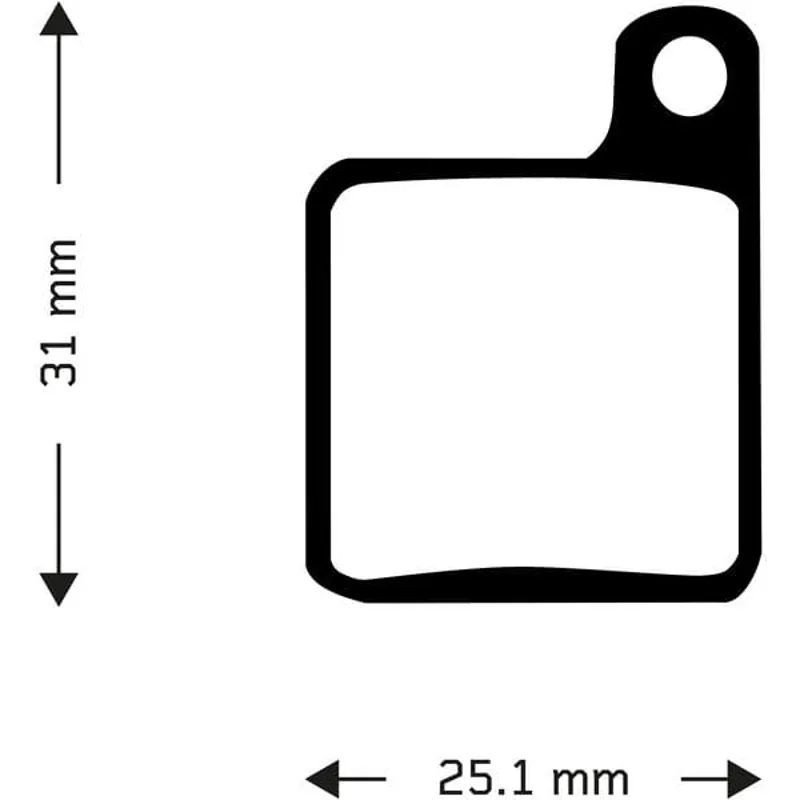 Aztec Giant MPH 2 Organic Disc Brake Pads-1