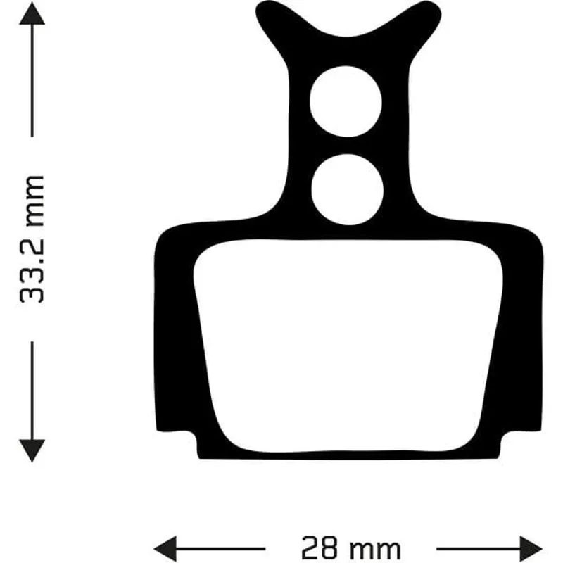 Aztec Formula Oro Mega Organic Disc Brake Pads-1