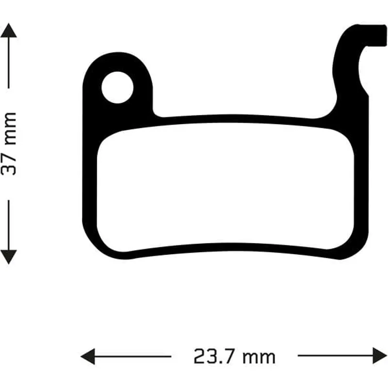Aztec Shimano M965 XTR/M966 Sintered Disc Brake Pads-1