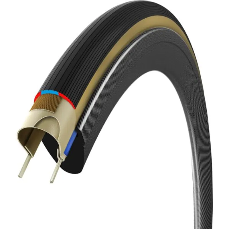 Vittoria Corsa Pro 23-28 G2.0 Tubular Tyre in Black Tan-2