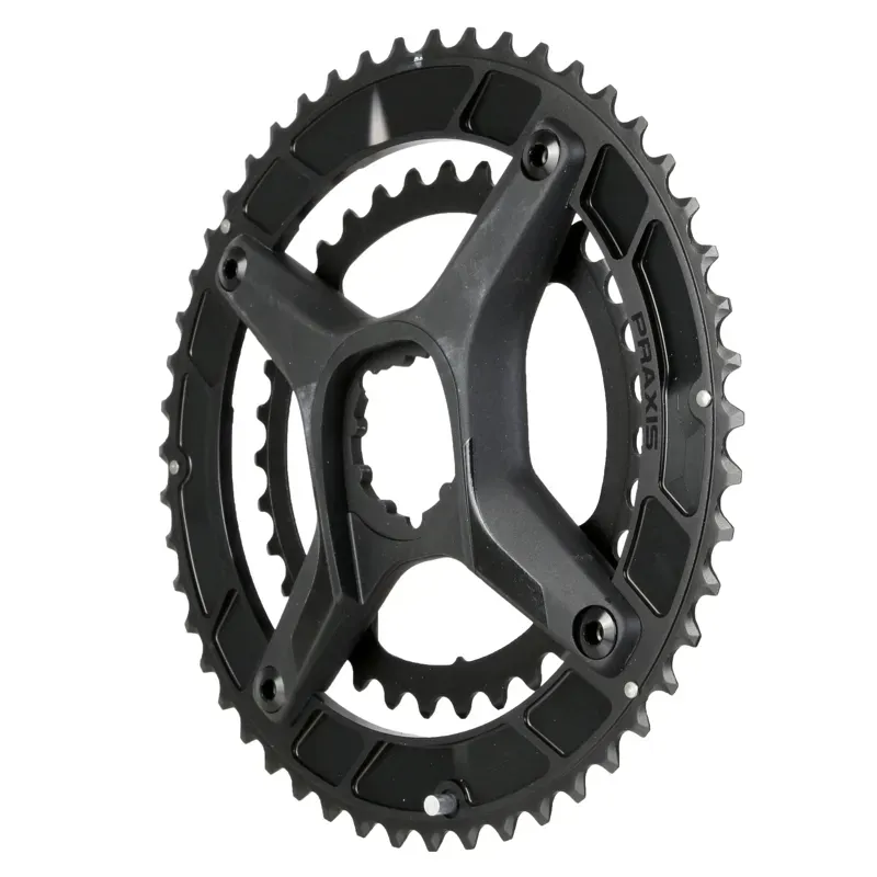 Praxis Works LevaTime II X-Kit 52/36-tooth Spider/Chainring in Black