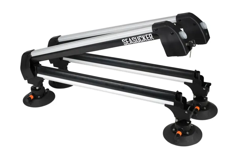 SeaSucker Classic Ski Rack in Silver