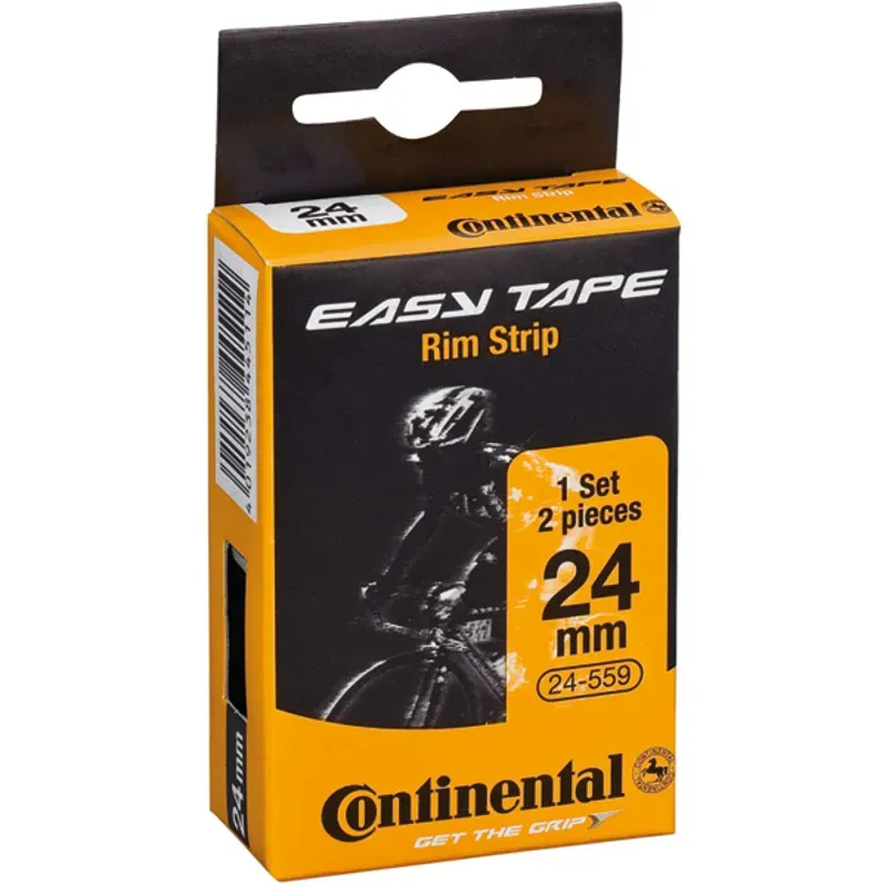 Continental Easy Tape Rim Strip High Pressure - 2pc Box: 700c/ 29x16mm BLACK 700c/29x16mm