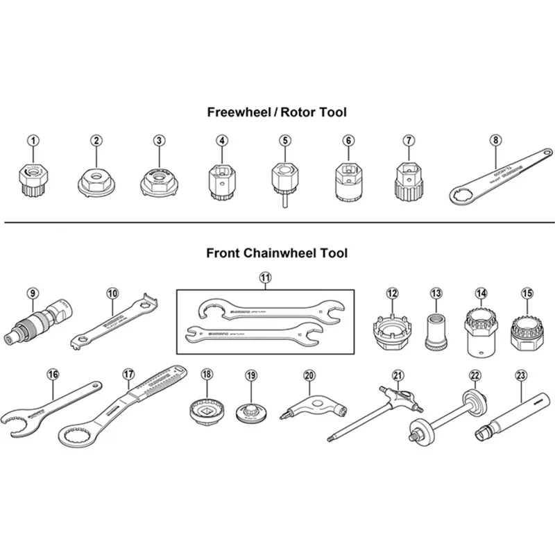 Shimano Workshop Chainwheel Peg Spanner-1