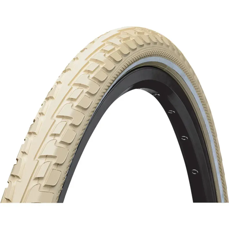 Continental Ride Tour Tyre - Wire Bead: CREAM/CREAM 700x35c