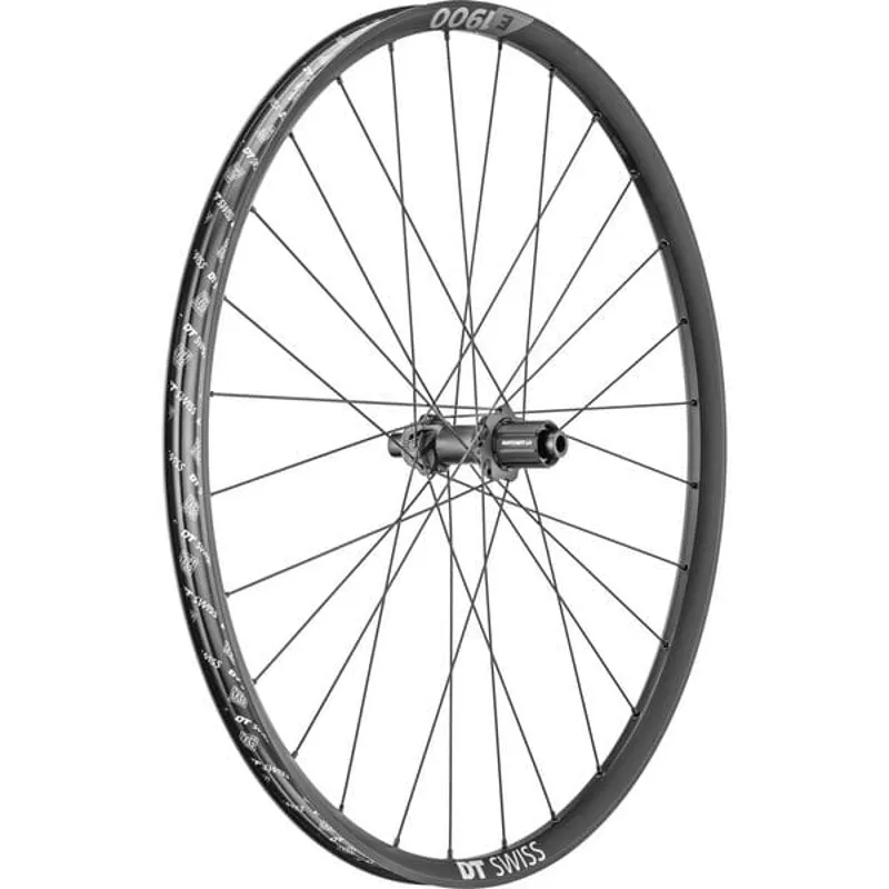 DT Swoss E1900R 27.5in BOOST Shimano Rear Wheels in Black-1